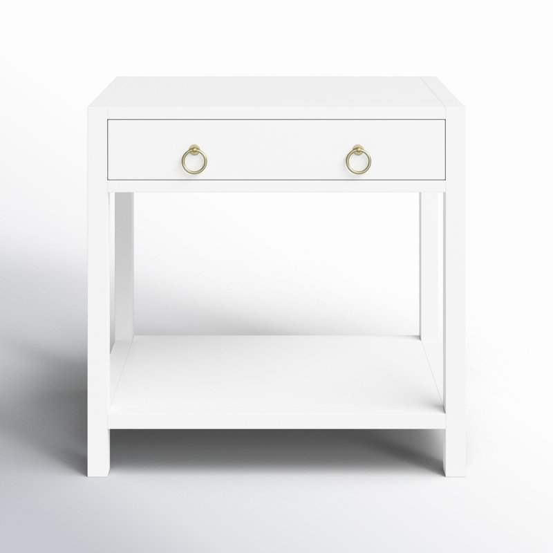 Elin 1 - Drawer Nightstand, White