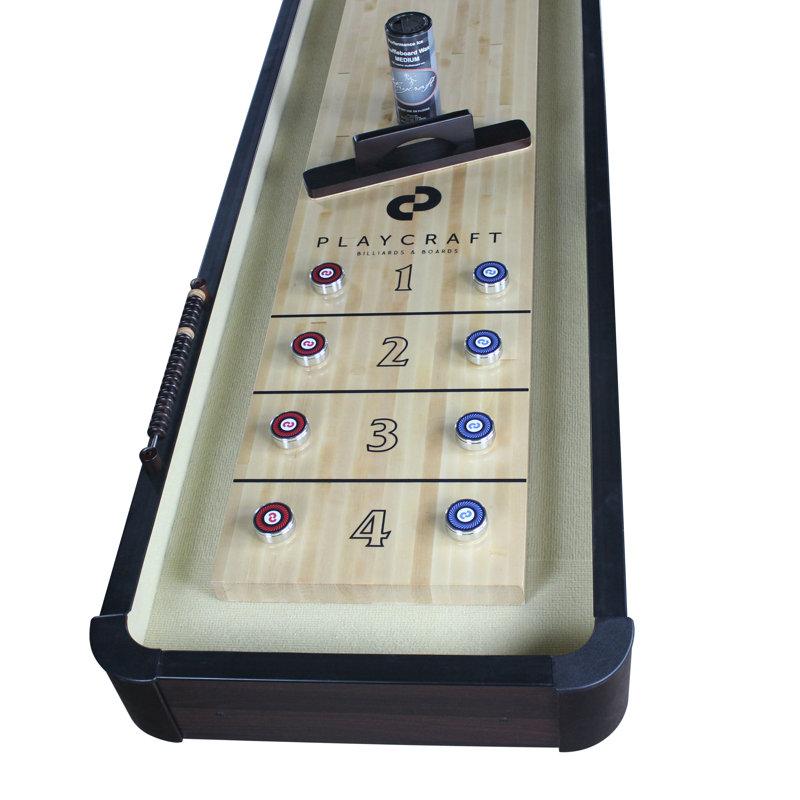 Woodbridge Playcraft Shuffleboard Table, 16', Espresso