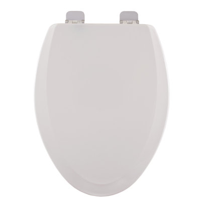 Siège de toilette allongé en bois