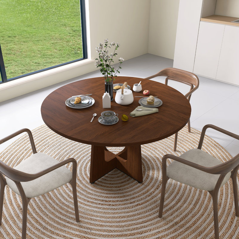 Table de salle à manger Farmhouse, Brun