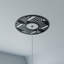38 po x P 13 7/8 po x P 1 po, médaillon de plafond en PVC de qualité architecturale, noir-40714892-40714901
