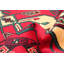 Tapis rouge Teimani 2 pi 9 po x 4 pi 9 po