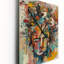 Janelisse - Horloge murale abstraite à encre liquide-1131167684