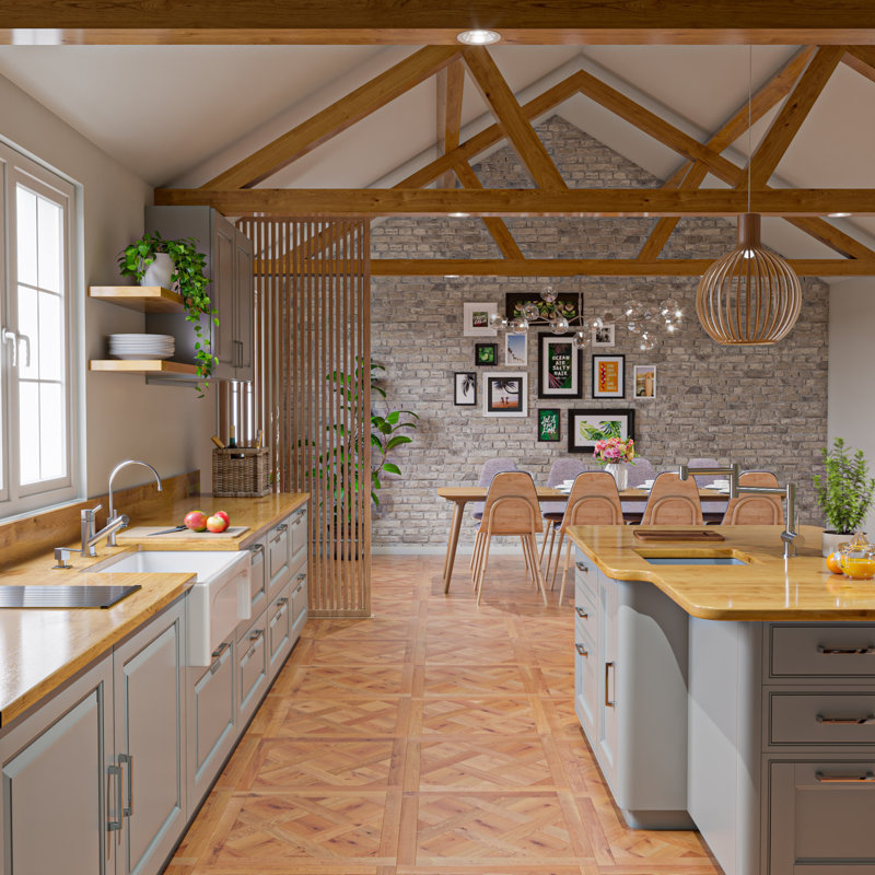 Évier de cuisine mural à simple cuve l 30 po x l 18 po avec campagne, Blanc