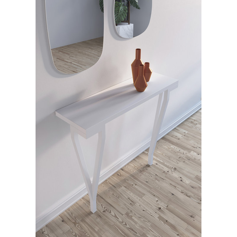 Fuchs 90cm Console Table, White