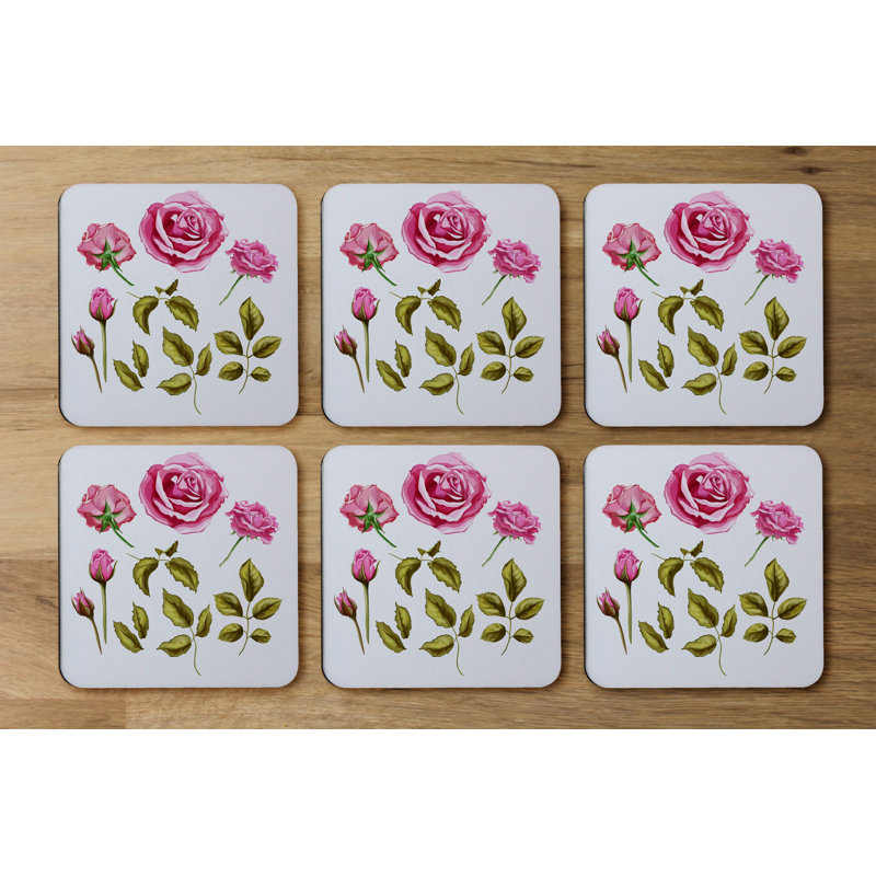Square 6 Piece Coaster Set