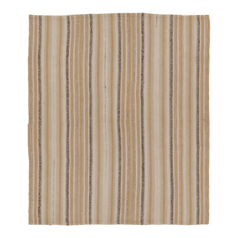 Modern Hand Woven Wool Geometric Area Rug