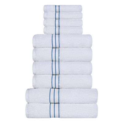 Josann 10-Piece Turkish Cotton Towel Set