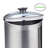 Cooks Standard Classic Stainless Steel Food Jar Storage Canister Set Large, Airtight Containers with Glass Lid for Tea Coffee Sugar Flour Pantry Kitchen Counter, 4-Piece-93266649
