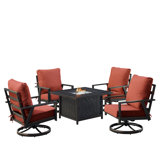Ortha Outdoor 6 - Piece Conversation Set
