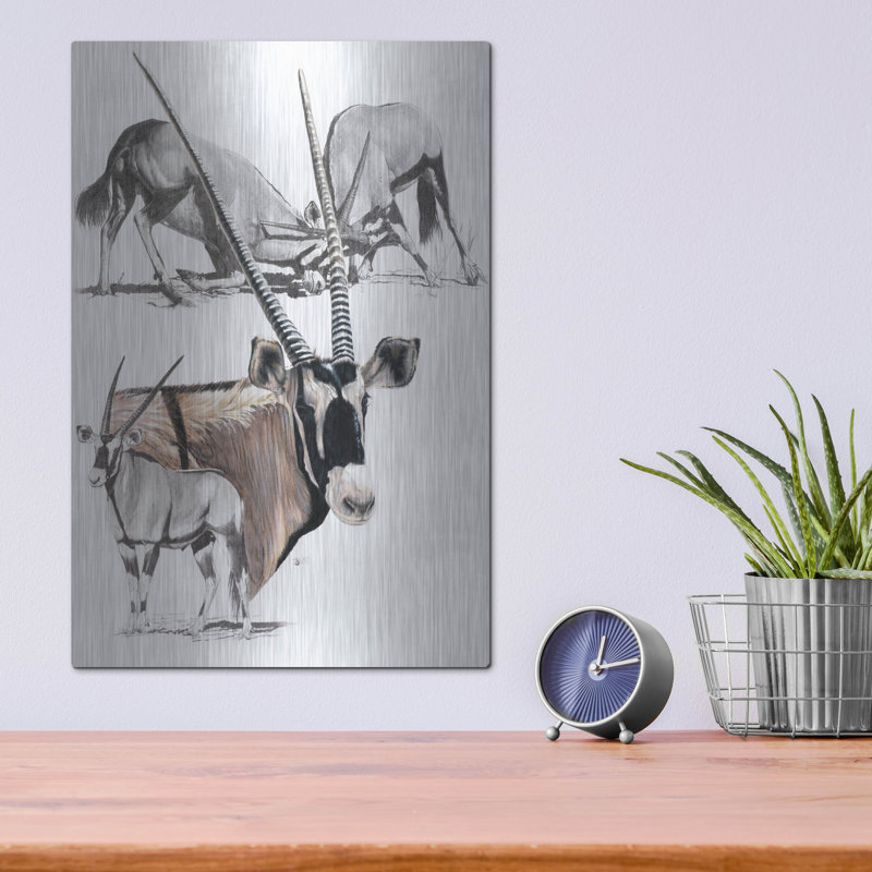"Gemsbok" par Barbara Keith, H 16 po x l 12 po