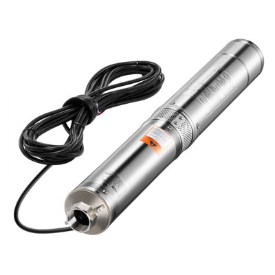 1HP Deep Well Submersible Pump Stainless Steel Pump 230V 31.7 GPM 207 ft