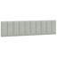 Coussin de tête de lit vidaXL gris clair Hanko 100 cm velours-1304748915-1304748914