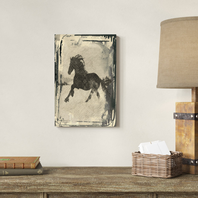 Cheval qui court II, H 18 po x l 12 po x P 1,25 po