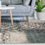 Tapis bleu sarcelle damassé résistant aux taches