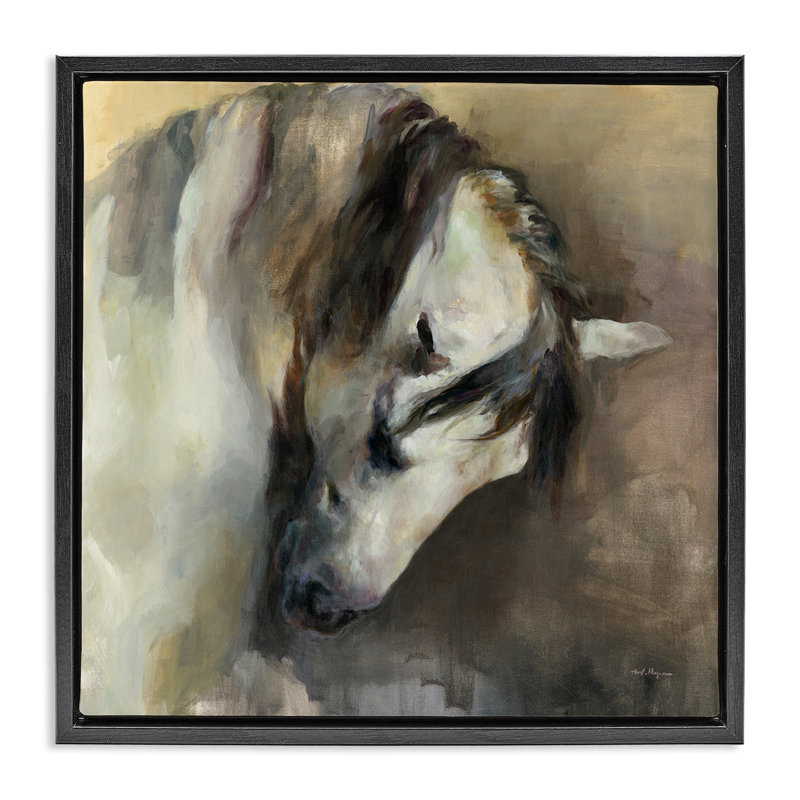 Art encadré flottant classique par Marilyn Hageman, Cadre flottant noir de jais, H 25 po x l 25 po