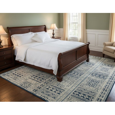 Cream Modern 8X10 Oriental Area Rug