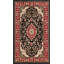 Tapis traditionnel noir Belliere Medallion Kashan-21350766