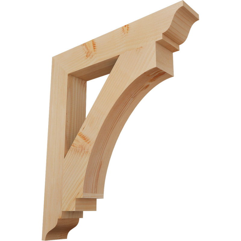 Support impérial traditionnel, H 28 po x l 3,5 po x P 24 po, Douglas (lisse)