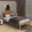 Base de lit plateforme simple avec tête de lit-1818447380-1818447381