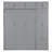 Queen Size Wall Murphy Bed With Top Cabinet,Shelves  And  Wardrobe, Space Saving Foldable Bed,Gray-1338996733