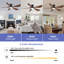 Ventilateur de plafond encastré avec lumière et télécommande / app-856862584-856862587