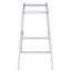 Tabouret chromé sans dossier (ensemble de 2)-1268472106