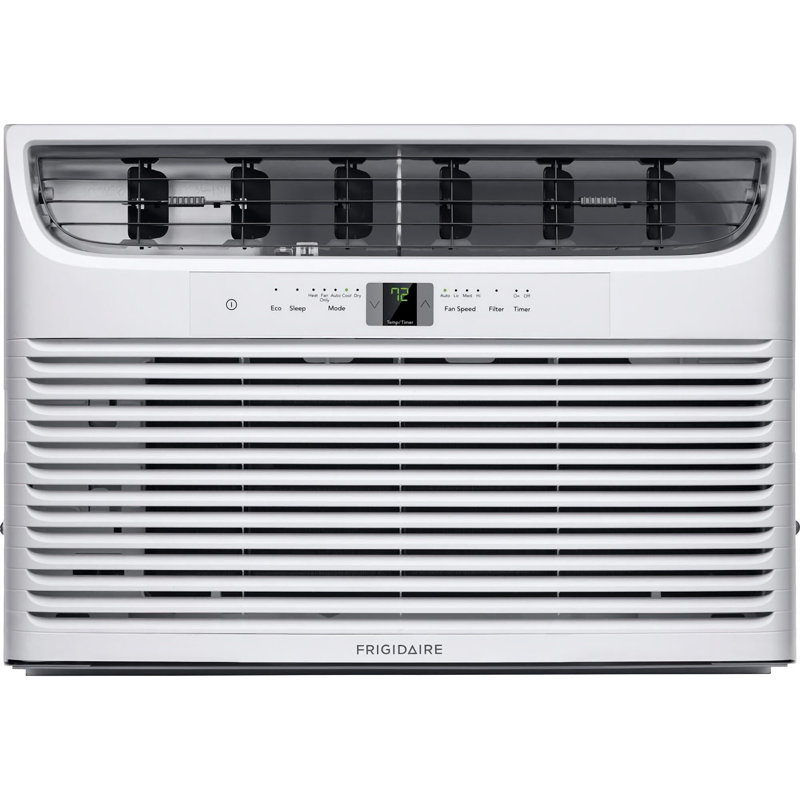 8,000 BTU Window Air Conditioner with Heater and Remote