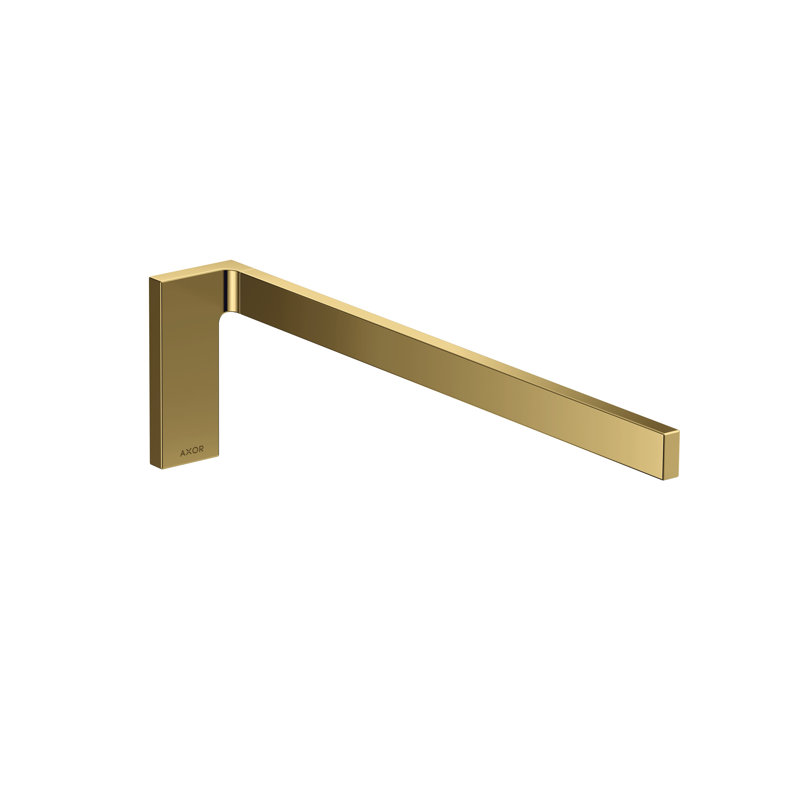 Universal Rectangular Towel Rack, Polished Gold