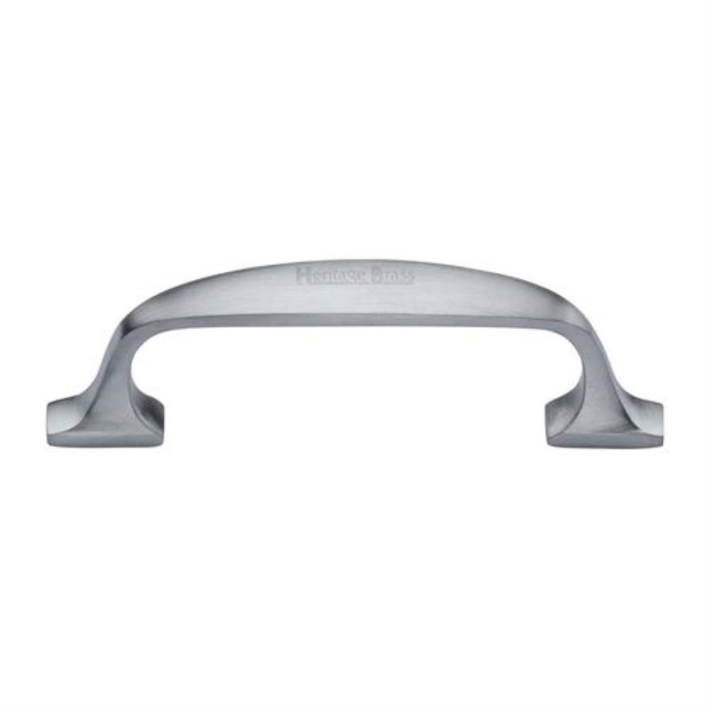 Heritage Brass Heritage Cabinet Pull Durham Design, Satin Chrome, 7.6cm L x 1.75cm W
