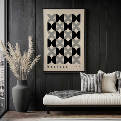 Impression sur toile à motif de Bauhaus