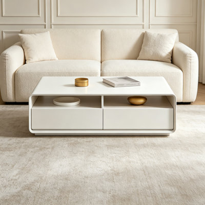Tiroir de table basse en bois massif Minimalist