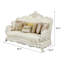 Canapé en cuir vegan 90,5 po Craighead