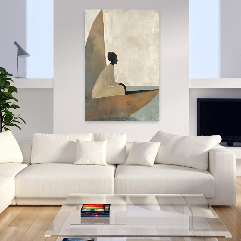 Art contemporain Art contemporain, H 48 po x l 32 po