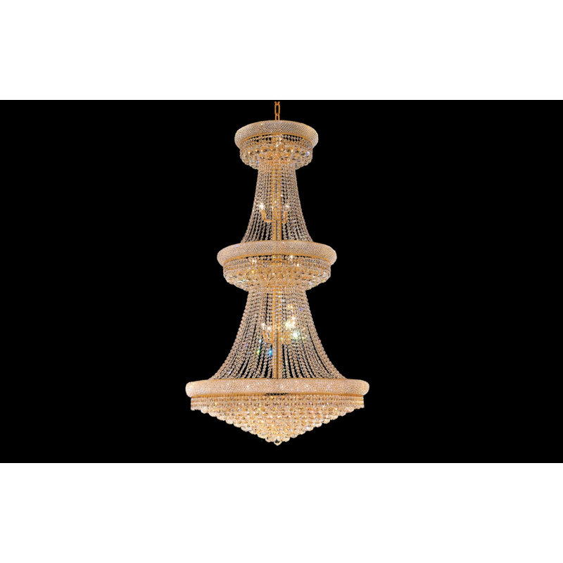 Mckie 53 - Light Dimmable Empire Chandelier, Gold