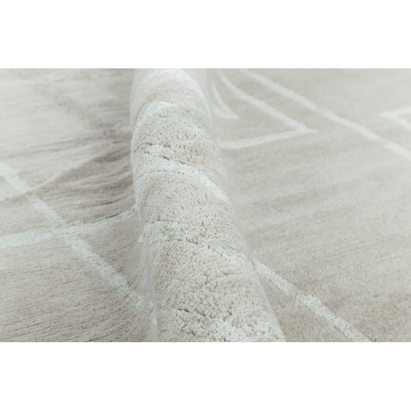Tapis moderne en laine 6 pi x 9 pi 3 po Modern