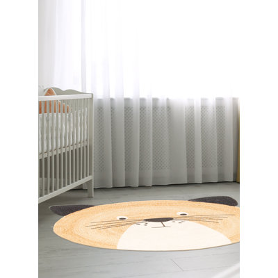 Tapis brun clair Palas Denizli 3 pi 0 po x 3 pi 0 po