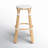 Alastair 30" Rattan Bar Stool - Glossy White/ Natural Rattan Frame-88071841-88071859