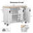 Fluted Kitchen Island with Drop Leaf-382546422