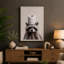 Raccoon with Toilet Paper Modern - Wrapped Canvas-2119072586-2119072590