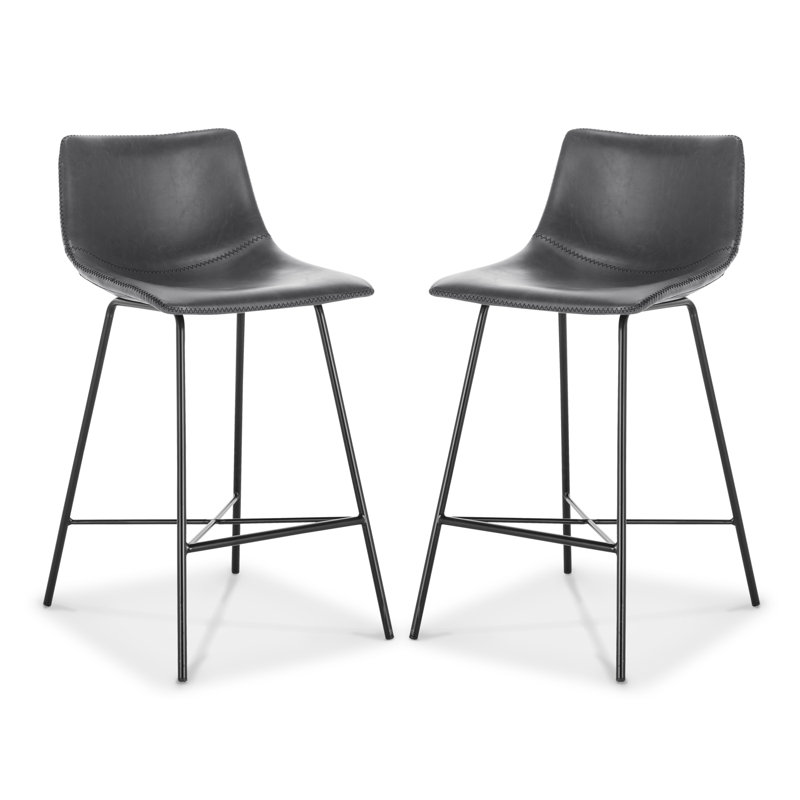 Paxton 24" Counter Height Stool, Gray