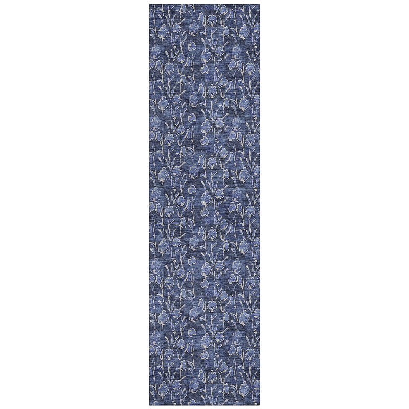 Dejah Washable Floral Indoor / Outdoor Rug, Runner 2'3" x 7'6"