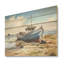 Bateau de pêche, Odyssey Shore - Chasse et pêche, art mural sur bois de pin naturel-101402757