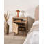 Taelan Bedside Table Taelan Light Brown