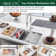 304 Stainless Steel 32 in. Single Bowl Undermount Workstation Kitchen Sink with Grid Board Colander Drying Rack