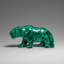 Véritable sculpture de panthère malachite polie (242,2 grammes)