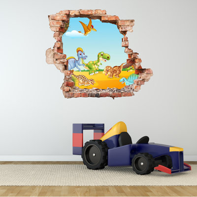 Adhésif décoratif dinosaure