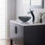 Lavabo de salle de bain vasque circulaire en verre-10363220