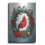  «Christmas Cardinal» par Dean Russo, art mural en métal, 12 po x 16 po-1417537818