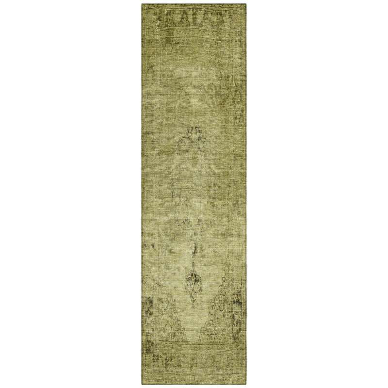 Nayelin Washable Oriental Indoor / Outdoor Rug, Runner 2'3" x 7'6"